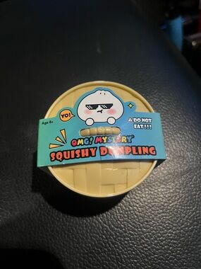Taped in box TikTok viral glitter mini Mystery Squishy Dumpling